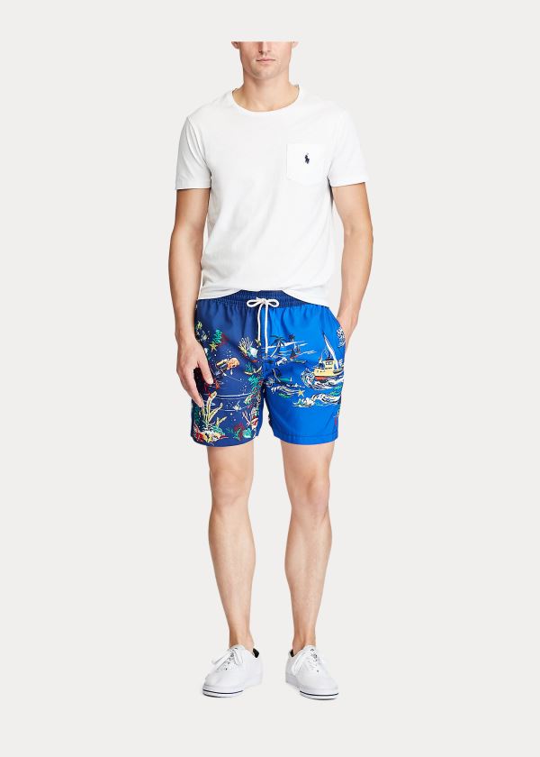 Men's Polo Ralph Lauren 5½-Inch Traveler Swimshorts | 726419PZB